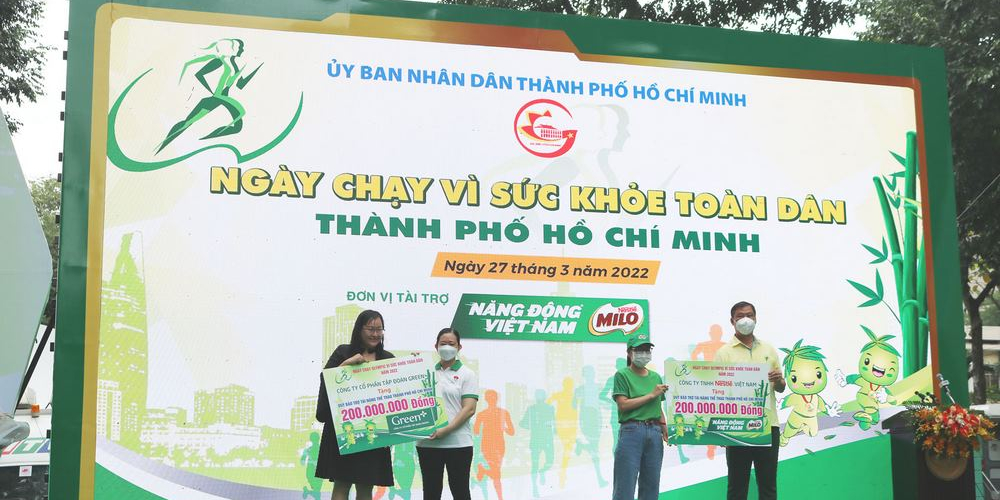 Green+ đồng hành cùng “Ngày chạy Olympic vì sức khỏe toàn dân 2022”
