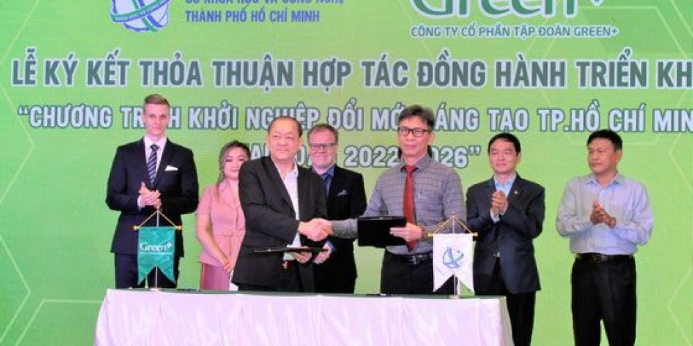 [DOANH NHÂN NGÀY NAY]  Sở KHCNTP & Công ty cổ phần Tập đoàn GREEN+ phát triển hệ sinh thái khởi nghiệp